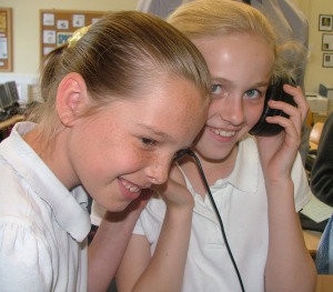 Students enjoy listening to their own work